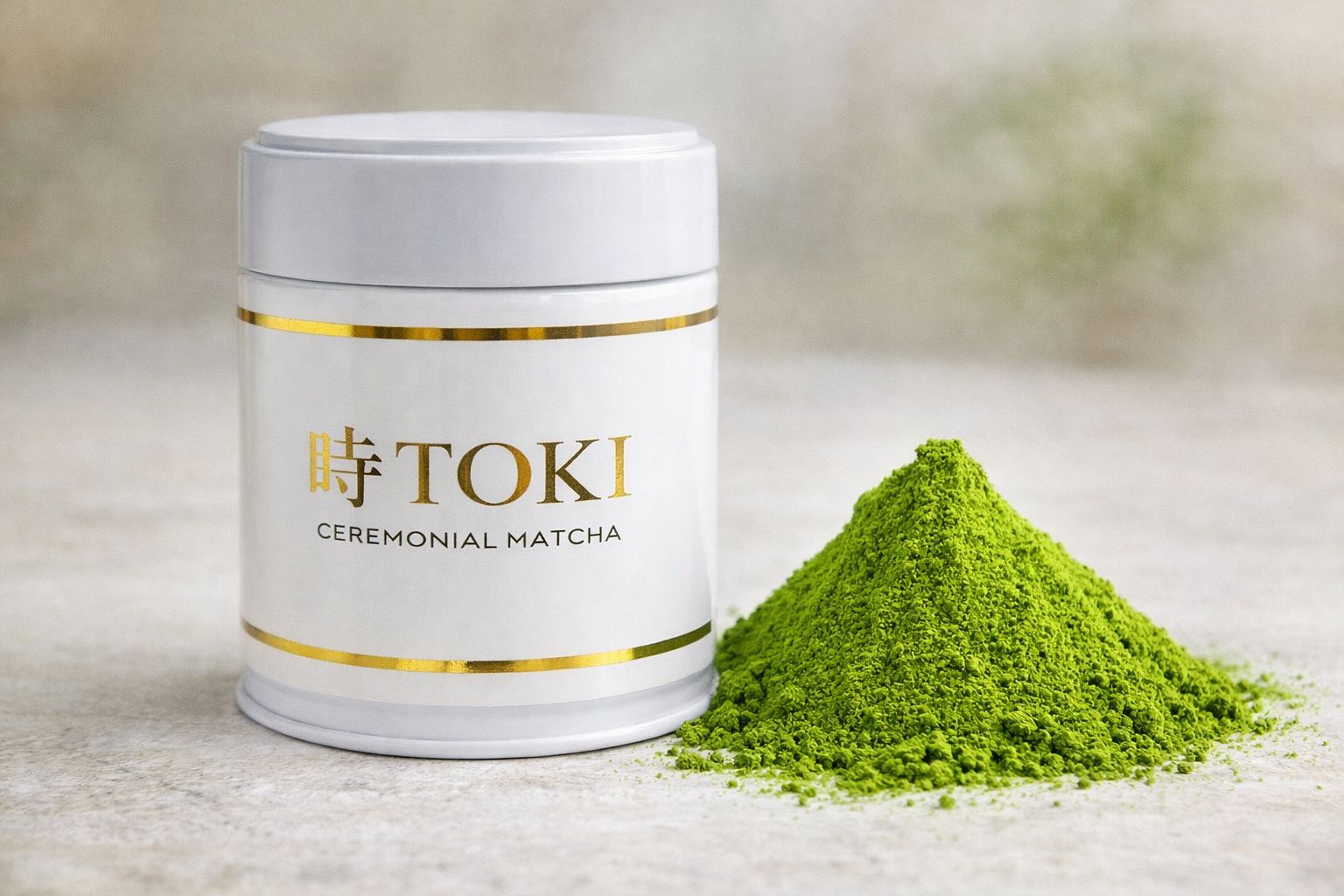 Frasco de matcha ceremonial TOKI, 50 gramos